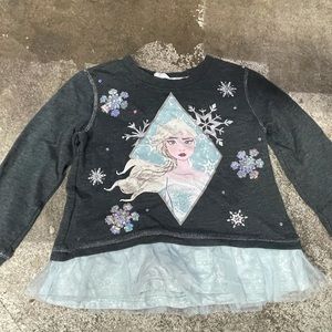 Disney Frozen girls 4/5 sweatshirt skirt